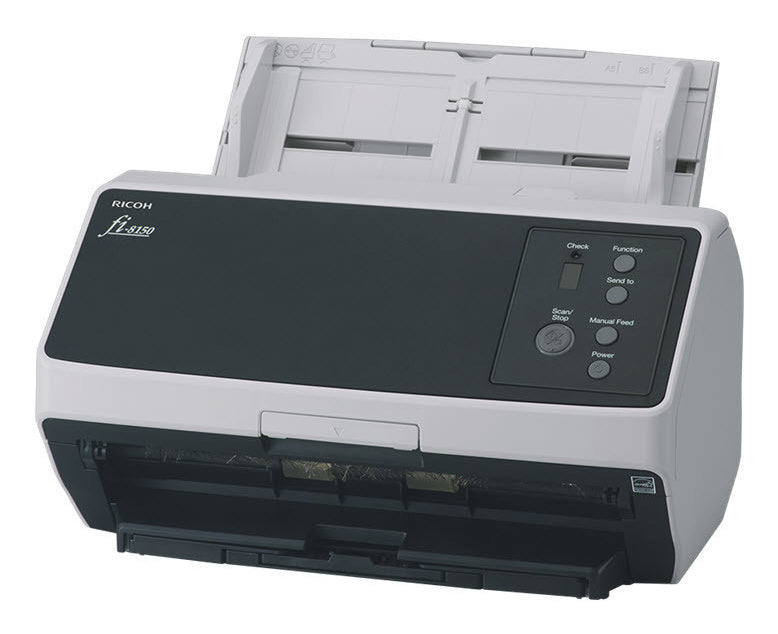 Ricoh FI-8150 ADF + Manual feed scanner 600 x 600 DPI A4 Black, Grey - CG01000-310323