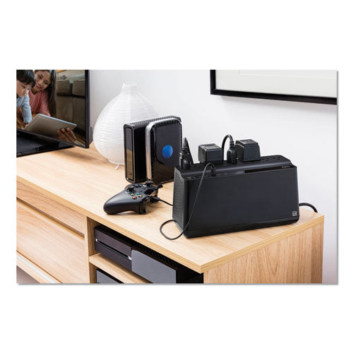 APC Back-UPS 600 VA Battery Backup System, 7 Outlets, 120 VA, 490 J - BE600M1