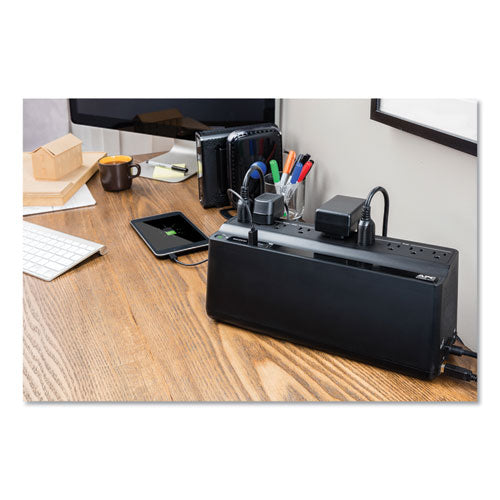 APC Smart-UPS 850 VA Battery Backup System, 9 Outlets, 120 VA, 354 J - BE850G2