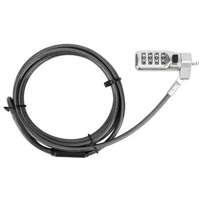 Targus DEFCON cable lock Black, Stainless steel 2 m - ASP71GLX-S