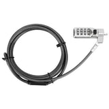 Targus DEFCON cable lock Black, Stainless steel 2 m - ASP71GLX-S