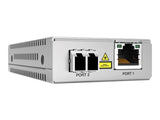 Allied Telesis AT-MMC2000LX/LC-TAA-60 network media converter 1000 Mbit/s 1310 nm Single-mode Grey - AT-MMC2000LX/LC-960