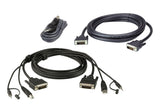 ATEN DVI-D Dual Link Dual Display Secure KVM; 3M USB DVI-D Dual Link Dual Display - 2L7D03UDX5