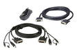 ATEN DVI-D Dual Link Dual Display Secure KVM; 3M USB DVI-D Dual Link Dual Display - 2L7D03UDX5 ATEN