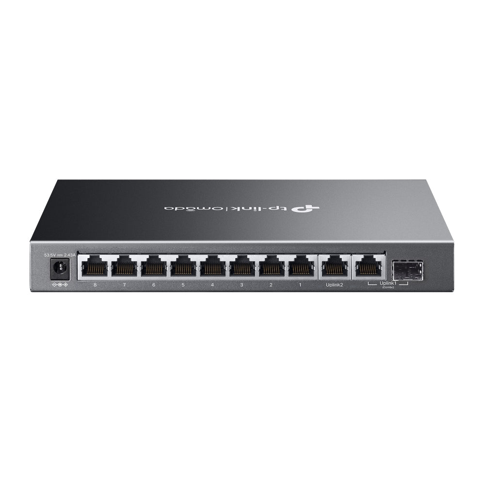TP-Link Omada 10-Port Gigabit Easy Managed Switch with 8-Port PoE+ - ES210GMP