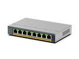 NETGEAR GS108EPP Unmanaged Gigabit Ethernet (10/100/1000) Power over Ethernet (PoE) Desktop/Wall-Mounting Grey - GS108EPP-100NAS