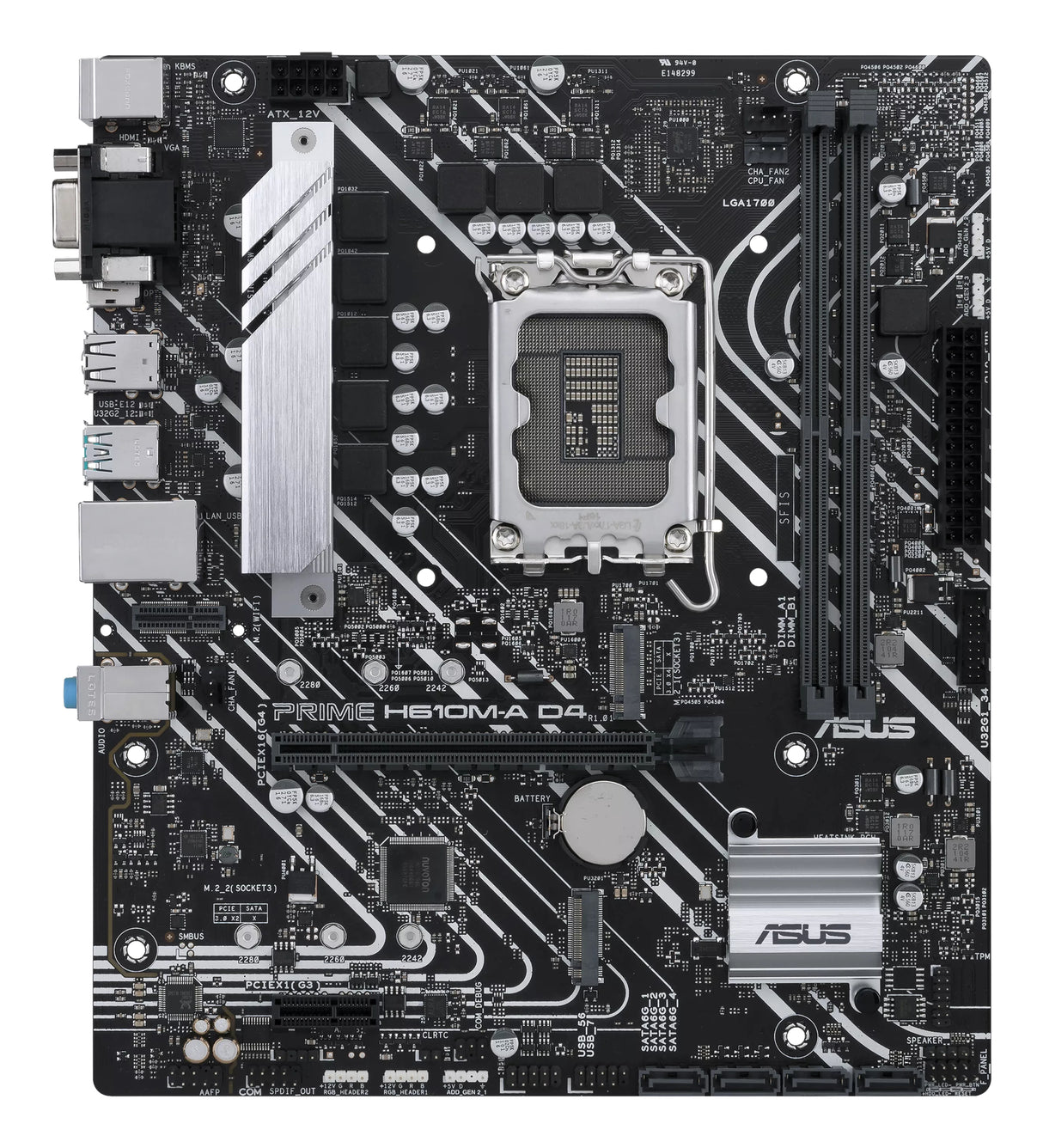 ASUS PRIME H610M-A D4-CSM Intel H610 LGA 1700 micro ATX - PRIME H610M-A D4-CSM ASUS