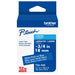 Brother TZE545G label-making tape White on blue TZe - TZE545G