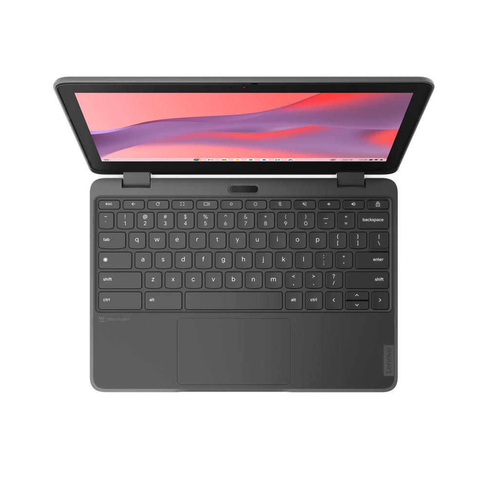 Lenovo 300e Yoga Chromebook Gen 4 MediaTek Kompanio 520 29.5 cm (11.6") Touchscreen HD 4 GB LPDDR4x-SDRAM 32 GB eMMC Wi-Fi 6 (802.11ax) ChromeOS English Grey - 82W20003US