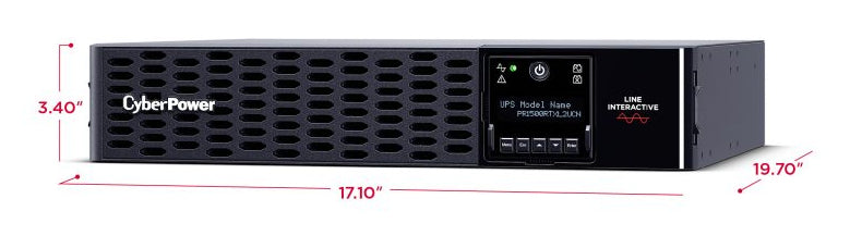 CyberPower Smart App Sinewave uninterruptible power supply (UPS) Line-Interactive 1.5 kVA 1500 W 8 AC outlet(s) - PR1500RTXL2UCN CYBERPOWER