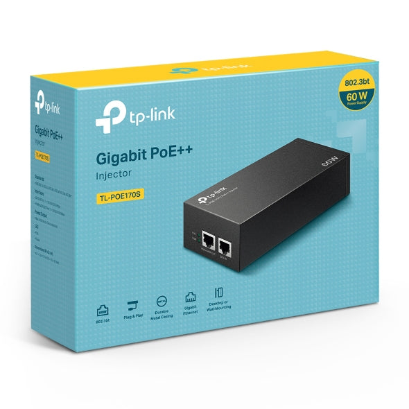 TP-Link Omada PoE++ Injector Adapter - POE170S