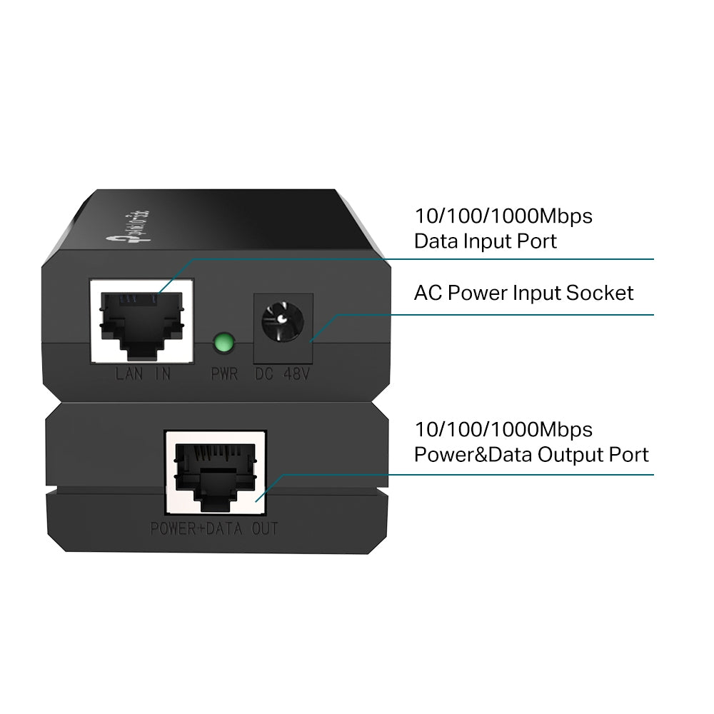TP-Link Omada IEEE 802.3af PoE Injector - POE150S