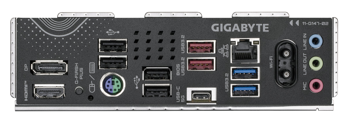 GIGABYTE B850 EAGLE WIFI6E Motherboard - AMD Ryzen 9000 Series CPUs, 8+2+2 Phases Digital VRM, up to 8200MHz DDR5 (OC), 1xPCIe 5.0 + 2xPCIe 4.0 M.2, GbE LAN, WIFI 6E, USB 3.2 Gen 2 - B850 EAGLE WIFI6E