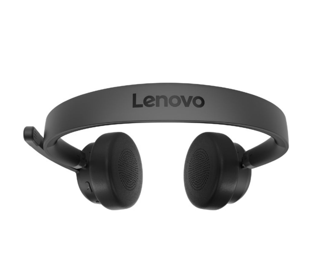 Lenovo Wireless VoIP Headset Head-band Office/Call center Bluetooth Black - 4XD1M80020