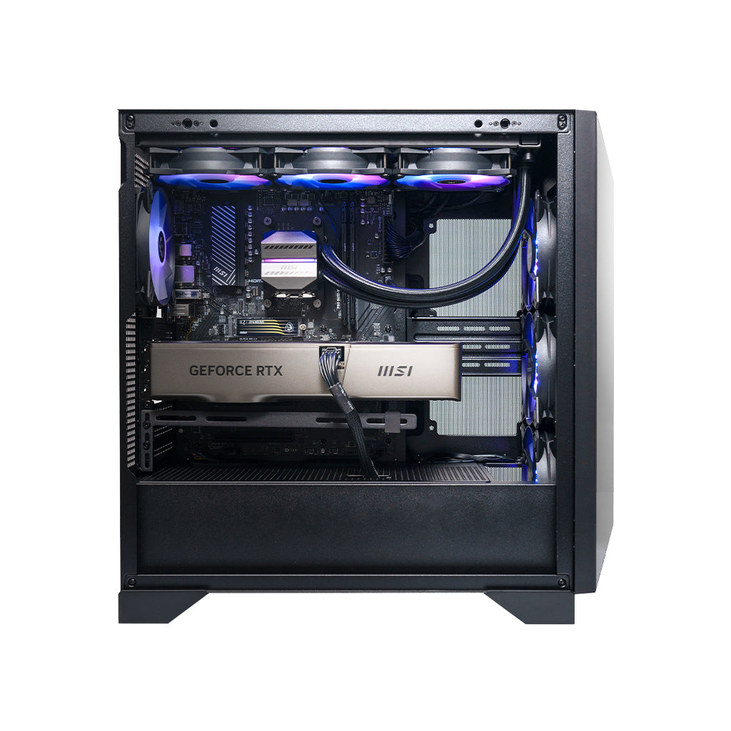 MSI Aegis ZS2 A7NVP-1463US AMD Ryzen™ 7 7900X 32 GB DDR4-SDRAM 2 TB SSD NVIDIA GeForce RTX 5070 Windows 11 Home Desktop PC Black - AEZS2A7NVP1463