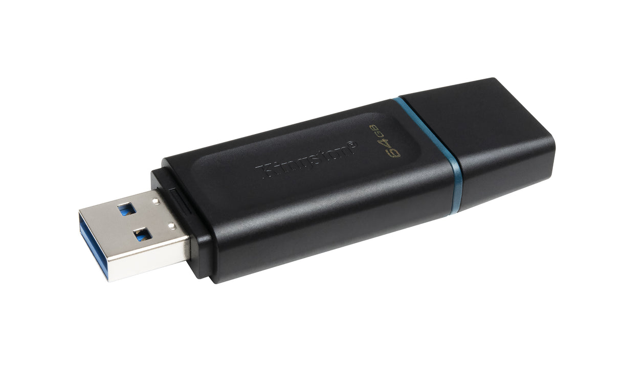 Kingston Technology DataTraveler ® Exodia (Black + Teal) 2 Pieces - USB 3.2 Flash Drive - DTX/64GB-2P