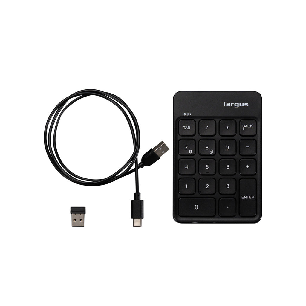 Targus EcoSmart numeric keypad Universal Bluetooth/USB/RF Wireless Black - AKP14GL