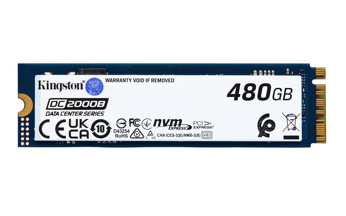 Kingston Technology 480G DC2000B PCIe 4.0 M.2 2280 Enterprise SSD - SEDC2000BM8/480G