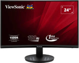 Viewsonic VA VA2416C computer monitor 59.9 cm (23.6") 1920 x 1080 pixels Full HD LCD Black - VA2416C