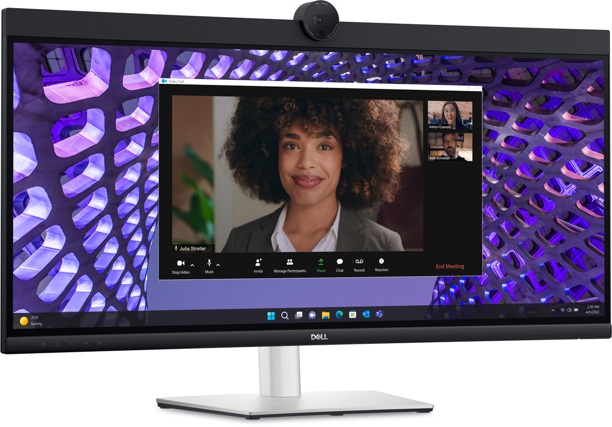 DELL P Series P3424WEB computer monitor 86.7 cm (34.1") 3440 x 1440 pixels 4K Ultra HD LCD Black - DELL-P3424WEB DELL