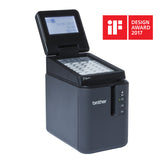 Brother PTP950NW (M5) Wireless Network Desktop Laminated Label Printer W/Dual Cutter & PC/Mobile-Connectivity (360dpi) (36mm Max Tape Size) (Includes AC Adapter) (WLAN/LAN/USB/Host-USB/Ser) (2 Yr Stan - PTP950NW