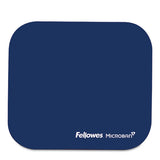 FELLOWES Mouse Pad with Microban Protection, 9 x 8, Navy - 5933801