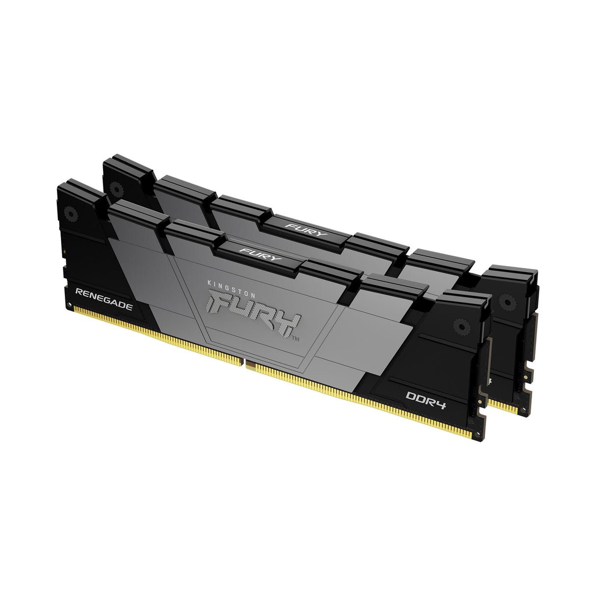 Kingston Technology FURY 32GB 3200MT/s DDR4 CL16 DIMM (Kit of 2) 1Gx8 Renegade Black - KF432C16RB12K2/32
