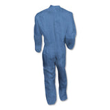 A60 Elastic-Cuff, Ankle and Back Coveralls, Large, Blue, 24/Carton - 45003 C2G