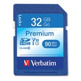 32GB Premium SDHC Memory Card, UHS-I V10 U1 Class 10, Up to 90MB/s Read Speed - 96871