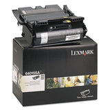 LEXMARK  Return Program Toner, 6,000 Page-Yield, Black - 64015SA