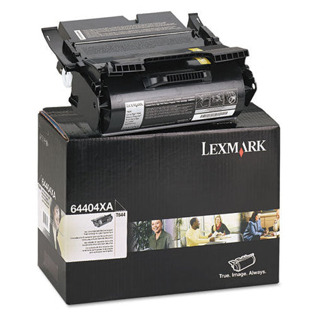 LEXMARK  Extra High-Yield Toner, 32,000 Page-Yield, Black - 64404XA LEXMARK