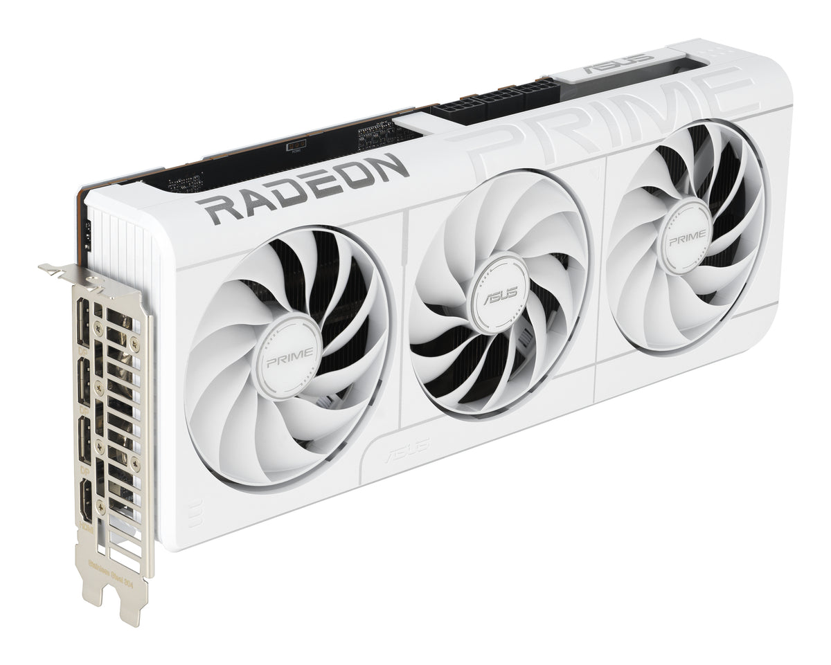 ASUS Prime -RX9070XT-O16G-WHITE AMD Radeon RX 9070 XT 16 GB GDDR6 - PRIME-RX9070XT-O16G-WHITE