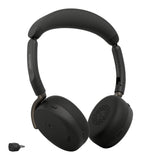 Jabra Evolve3 65 Flex MS - USB-C with Dongle - Black (Wireless Charging Pad) - 36699-999-889