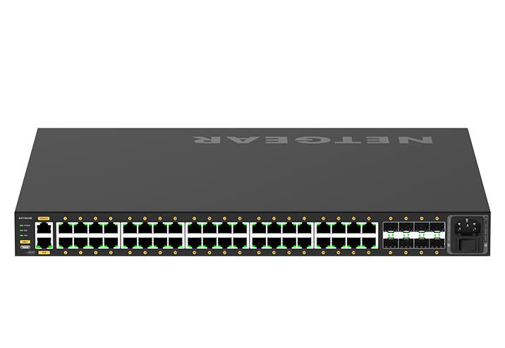 NETGEAR GSM4248PX Managed L2/L3/L4 Gigabit Ethernet (10/100/1000) Power over Ethernet (PoE) 1U Black - GSM4248PX-100NAS