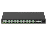 NETGEAR GSM4248PX Managed L2/L3/L4 Gigabit Ethernet (10/100/1000) Power over Ethernet (PoE) 1U Black - GSM4248PX-100NAS