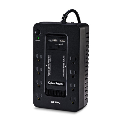 CyberPower ST625U uninterruptible power supply (UPS) Standby (Offline) 0.625 kVA 360 W 8 AC outlet(s) - ST625U CYBERPOWER