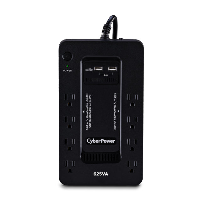 CyberPower ST625U uninterruptible power supply (UPS) Standby (Offline) 0.625 kVA 360 W 8 AC outlet(s) - ST625U CYBERPOWER