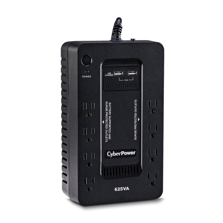 CyberPower ST625U uninterruptible power supply (UPS) Standby (Offline) 0.625 kVA 360 W 8 AC outlet(s) - ST625U CYBERPOWER