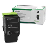 70C0XKG Return Program Extra High-Yield Toner, 8,000 Page-Yield, Black, TAA Compliant - 70C0XKG