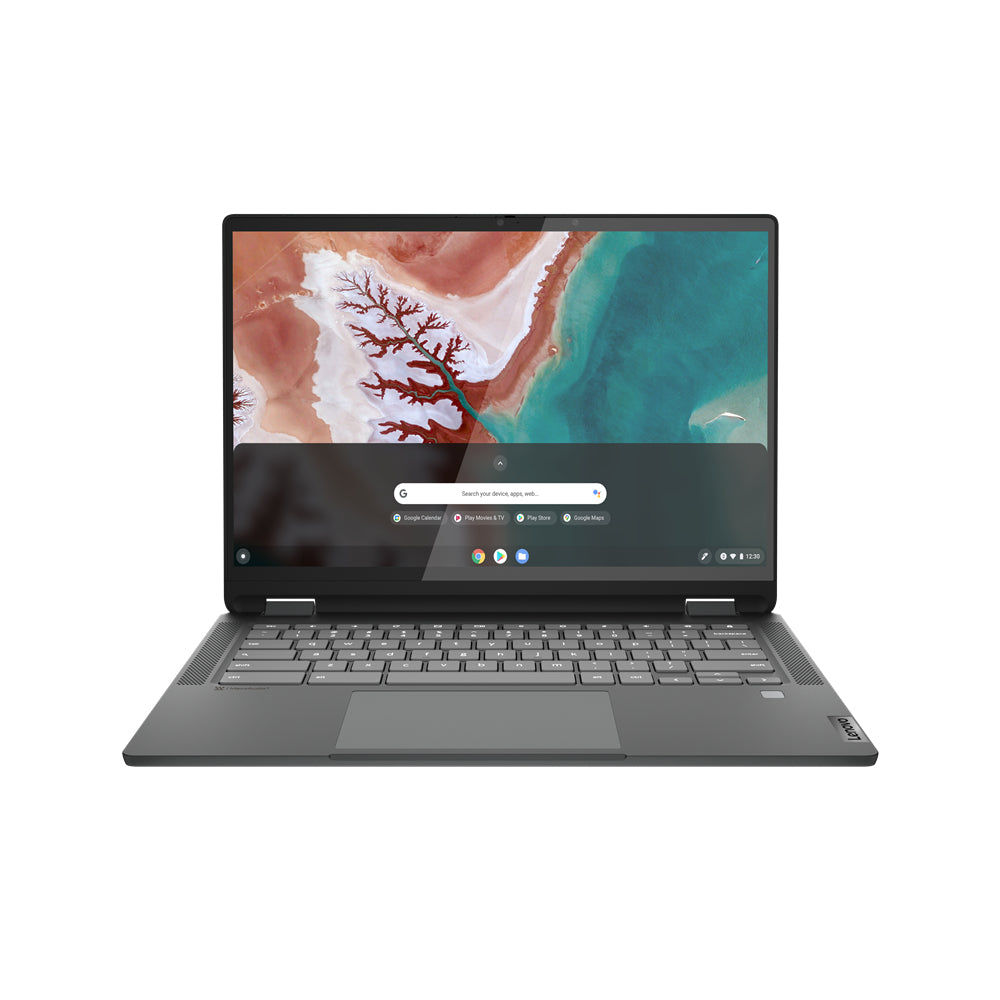 Lenovo Flex5 Chrome 14IAU Intel® Core™ i5 i5-1235U Chromebook 35.6 cm (14") Touchscreen WUXGA 8 GB LPDDR4x-SDRAM 256 GB SSD Wi-Fi 6E (802.11ax) ChromeOS US English Grey - 83AJ0000UX LENOVO