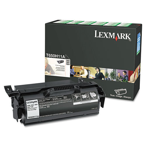 LEXMARK  Return Program High-Yield Toner, 25,000 Page-Yield, Black - T650H11A