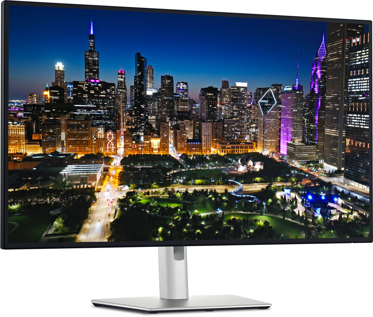 DELL UltraSharp U3225QE computer monitor 80 cm (31.5") 3840 x 2160 pixels 4K Ultra HD LCD Black, Silver - DELL-U3225QE DELL
