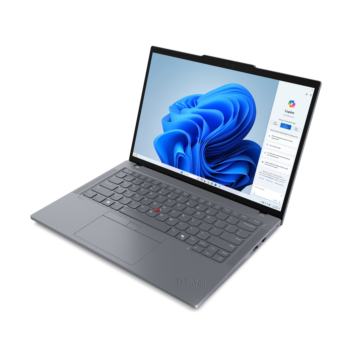 Lenovo ThinkPad T14 Gen 5 (AMD) AMD Ryzen™ 5 PRO 8540U Laptop 35.6 cm (14") WUXGA 16 GB DDR5-SDRAM 256 GB SSD Wi-Fi 6E (802.11ax) Windows 11 Pro Grey - 21MC000NUS