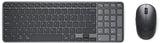 DELL Pro 7 KM746 keyboard Mouse included Universal RF Wireless + Bluetooth Latin American Spanish Graphite - KM746-BLK-US