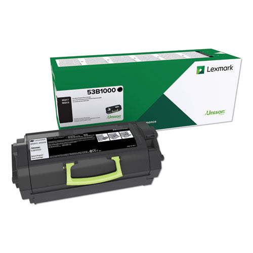 LEXMARK  Unison Toner, 11,000 Page-Yield, Black - 53B1000