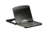 ATEN 1U Short Depth USB VGA Single Rail LCD - CL3100NX