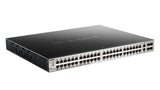 D-Link DGS-3130-54PS Managed L3 Gigabit Ethernet (10/100/1000) Power over Ethernet (PoE) Black, Grey - DGS-3130-54PS