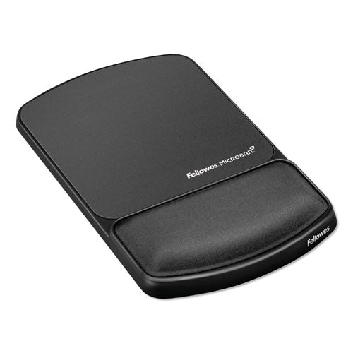 FELLOWES Gel Mouse Pad Wrist Rest with Microban Protection, 6.75 x 10.12, Graphite - 9175101