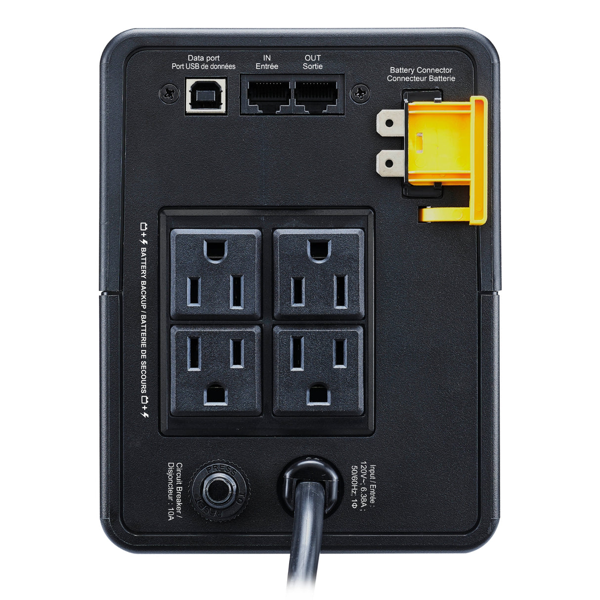 APC BVK750M2 uninterruptible power supply (UPS) Line-Interactive 0.75 kVA 410 W 4 AC outlet(s) - BVK750M2