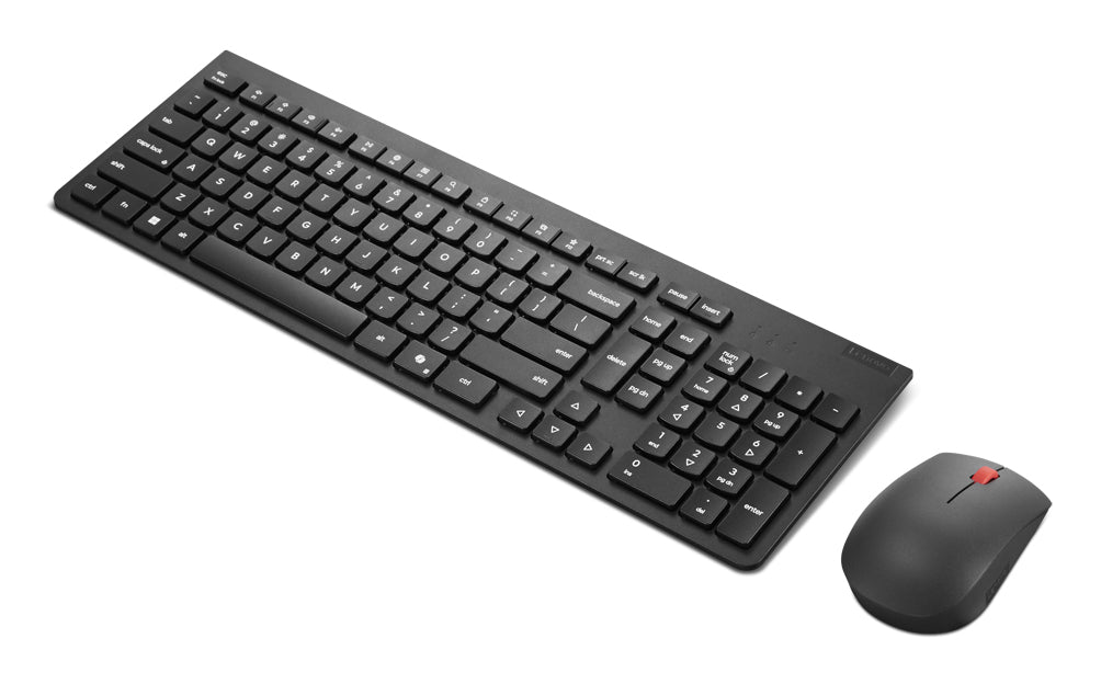 Lenovo 4X31R64453 keyboard Mouse included Office RF Wireless US English Black - 4X31R64453
